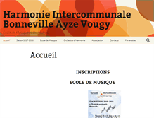 Tablet Screenshot of harmonie-bonneville.com